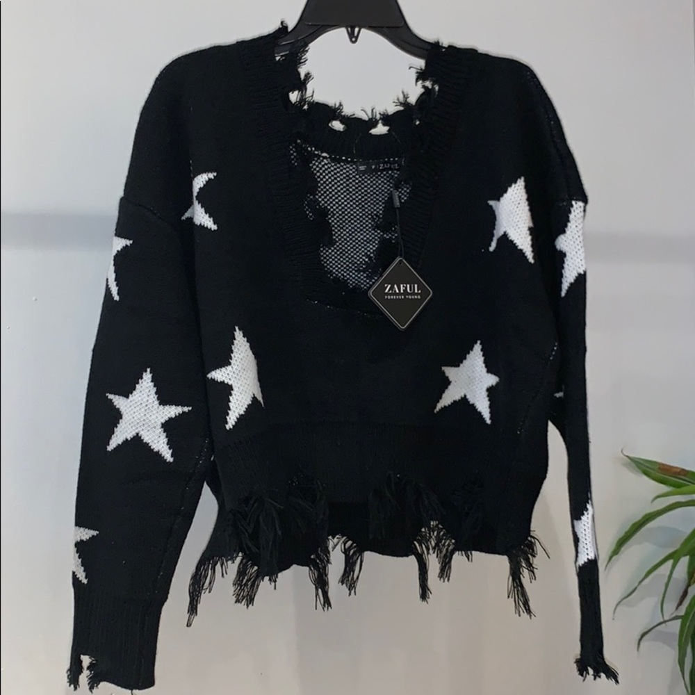 ZAFUL Star Sweater